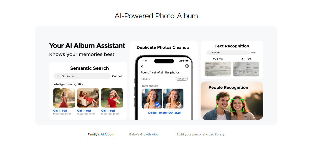AI Powered Photo Album